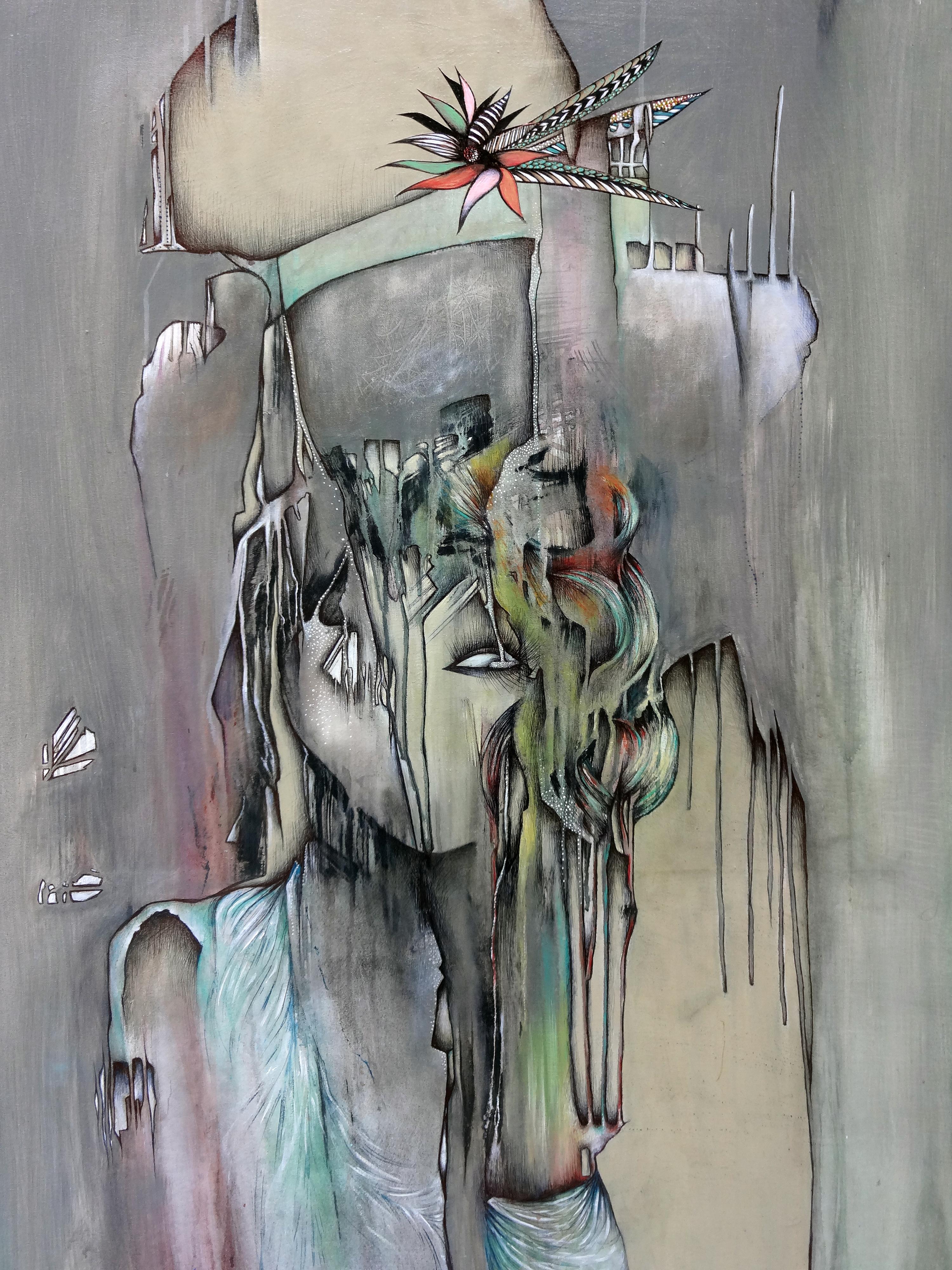 art with pheasant feathers