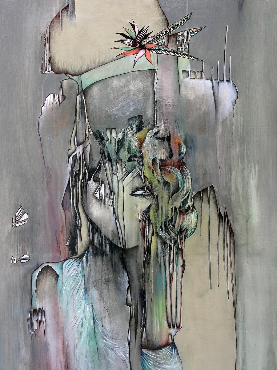 art with pheasant feathers